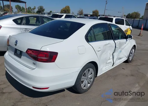 2017 Volkswagen Jetta S из США, поврежденный, VIN 3VW2B7AJ5HM350023